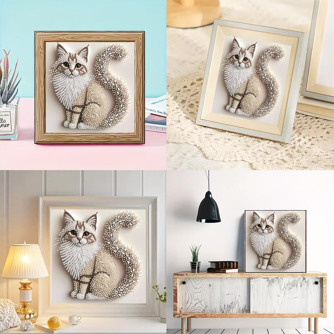 Special-Shaped Cat Diamond Painting Kit