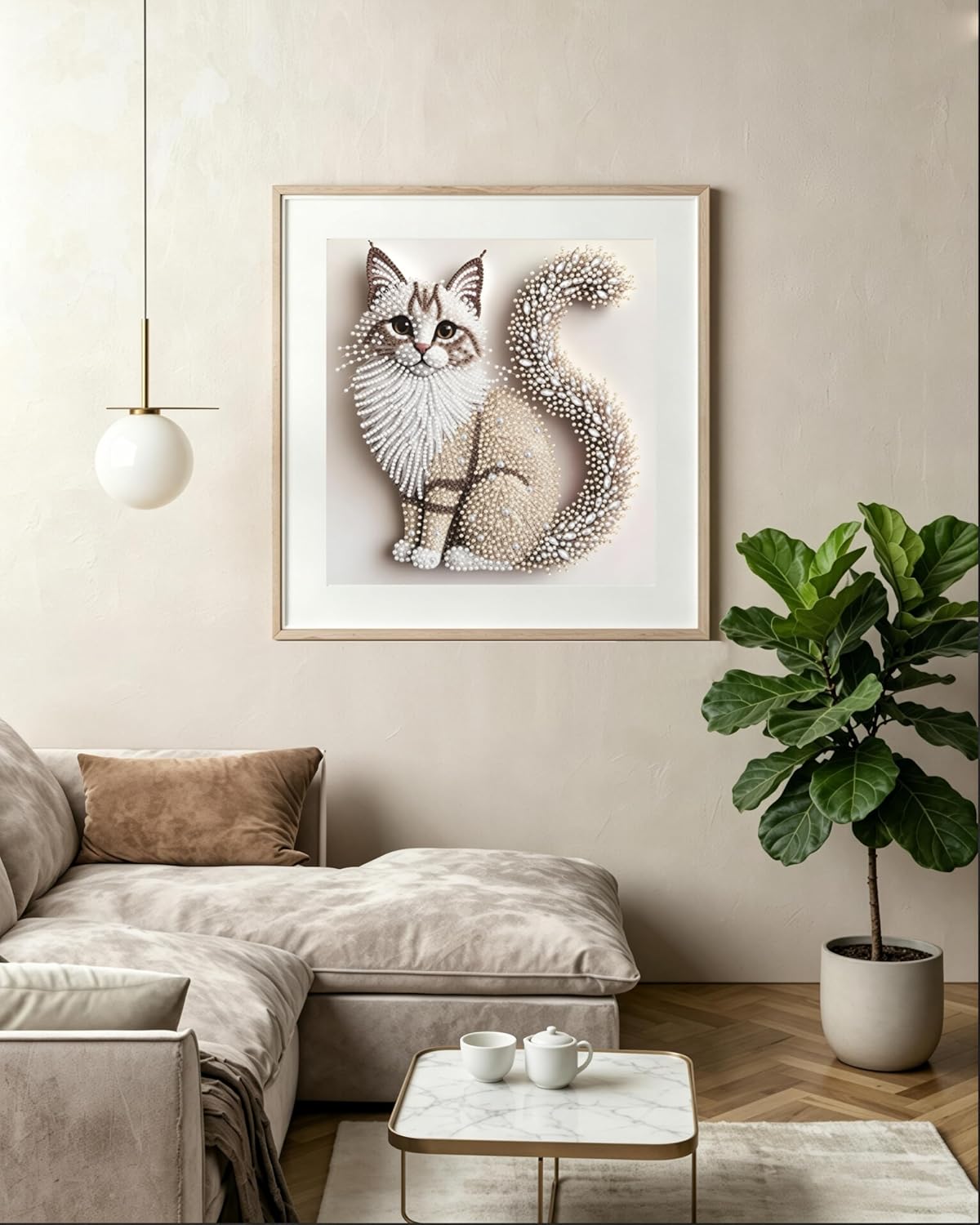 Special-Shaped Cat Diamond Painting Kit