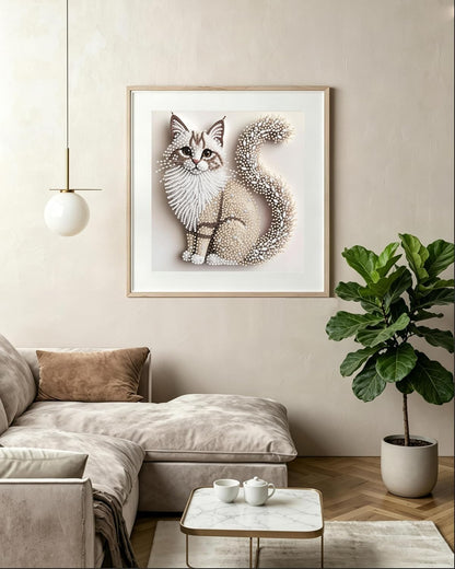 Special-Shaped Cat Diamond Painting Kit